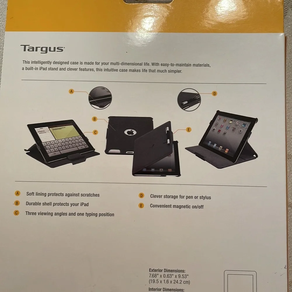 Targus IPad Case. New Never Used